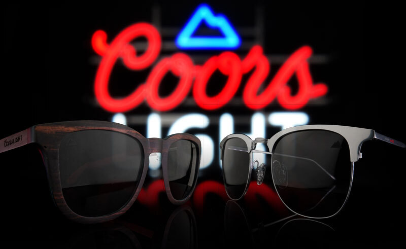 Glassy Wood Frame Sunglasses – Coors Light Shop